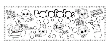 bolofofos personagens para pintar