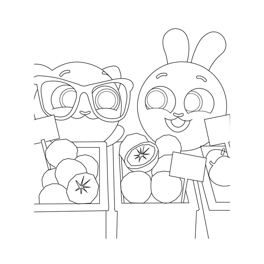 desenho bolofofos para colorir rick