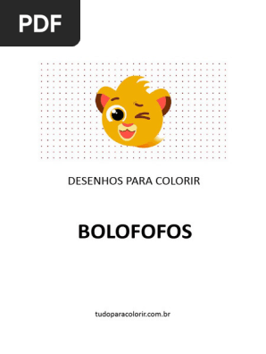 desenho bolofofos para colorir pow
