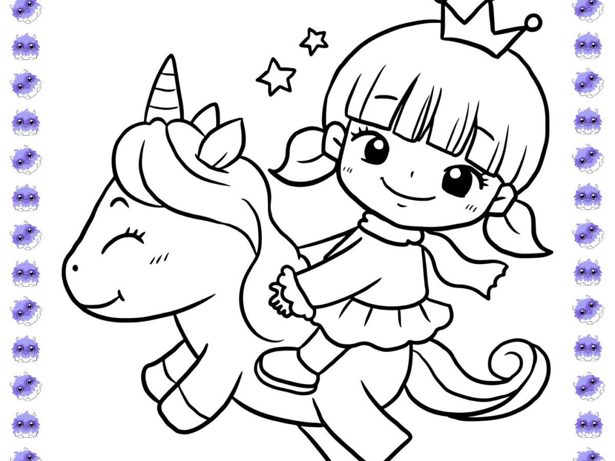 desenhos de bonecas fáceis para colorir