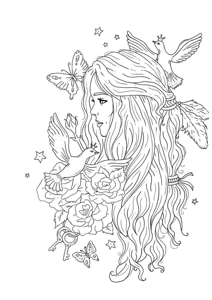 desenhos de flores bonitas para colorir