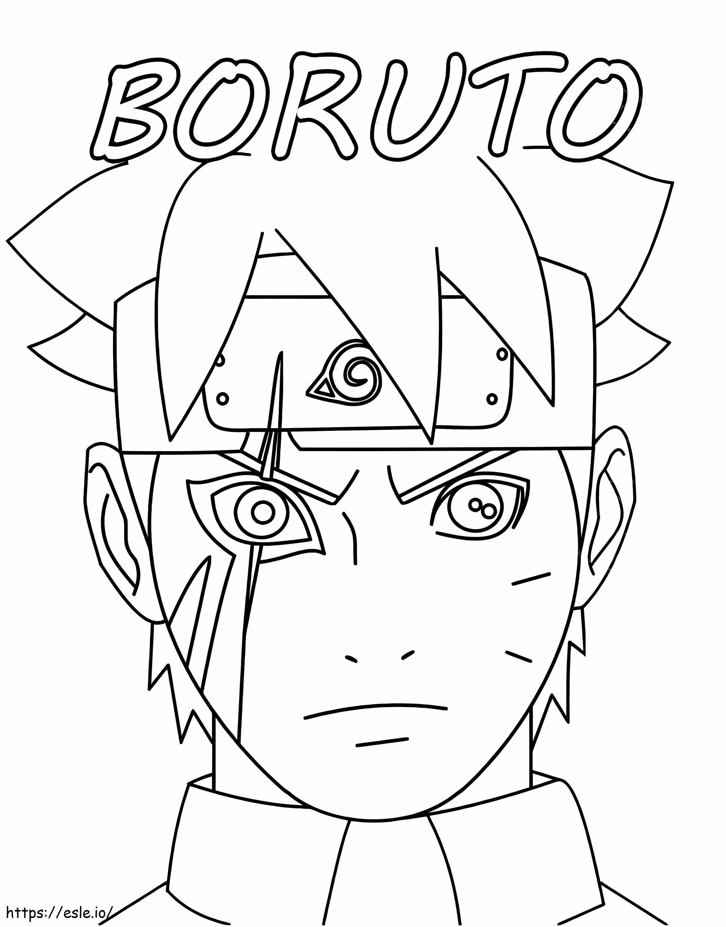 desenhos do Boruto para colorir