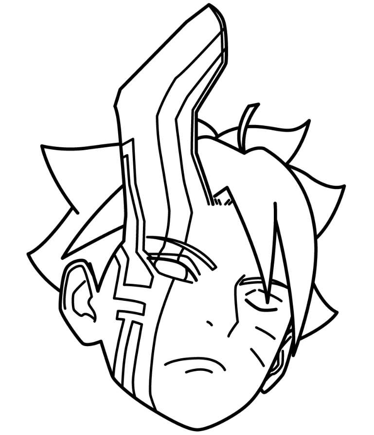 Boruto coloring pages