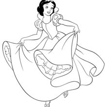 desenho para colorir a Bruxa Má