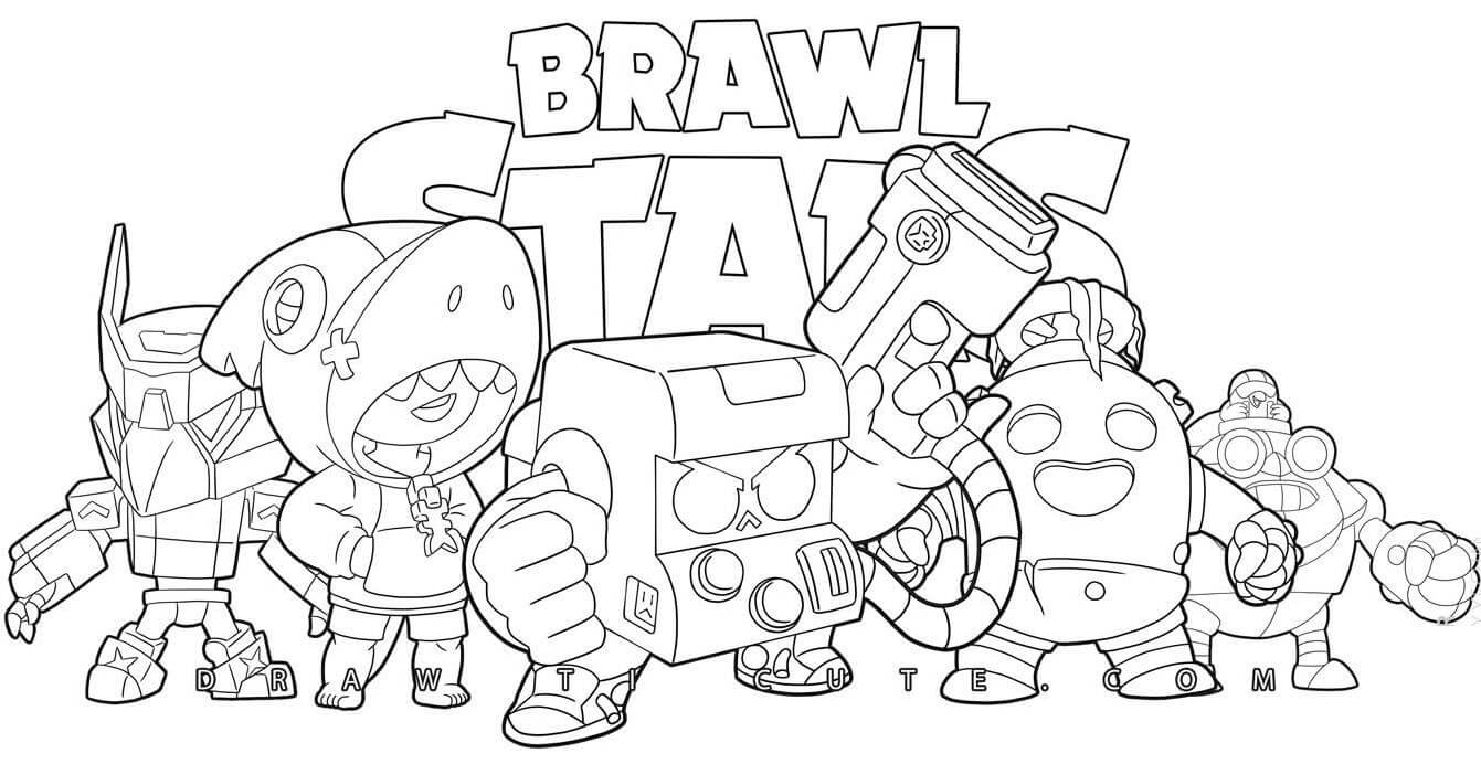 desenho Brawl Stars para imprimir