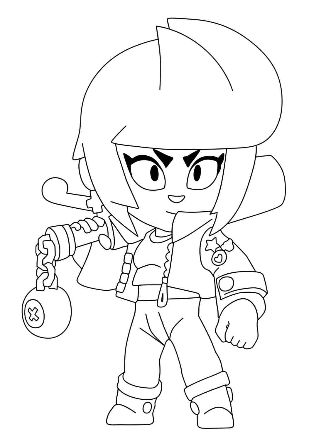 páginas para colorir Brawl Stars PDF