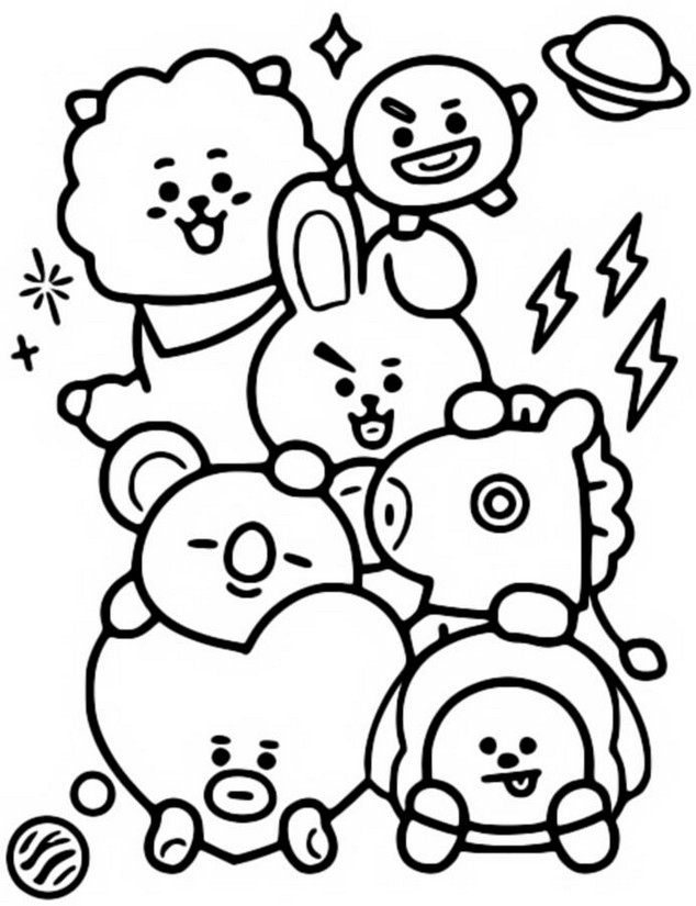 desenho para colorir RM