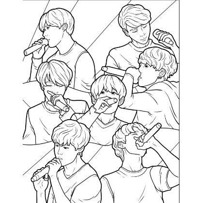 desenho para colorir Suga