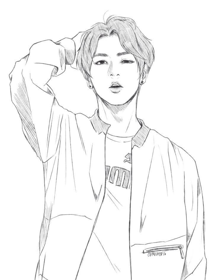 desenho para colorir V