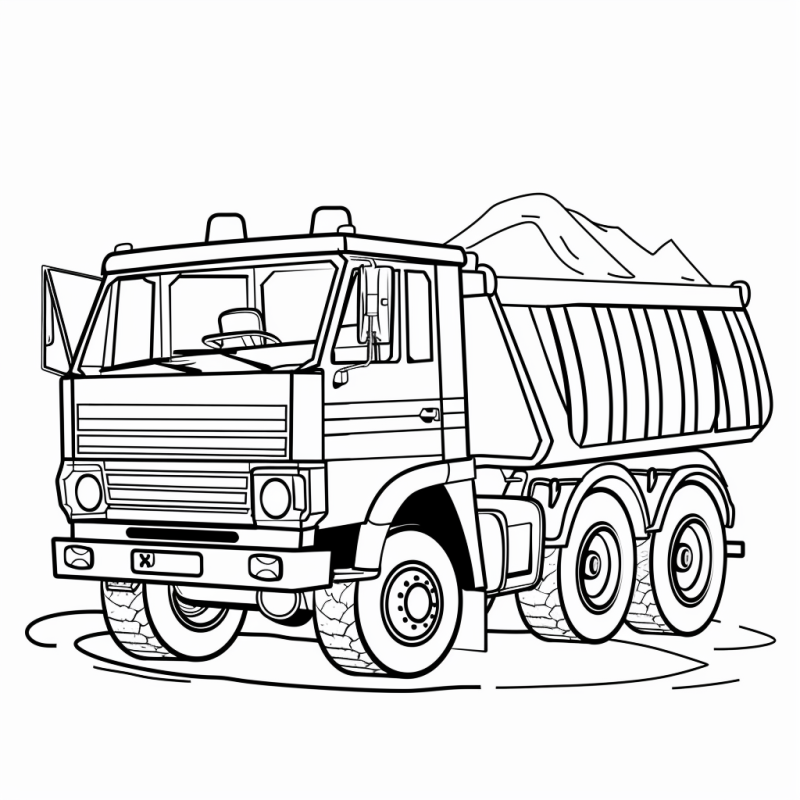 desenho de caminhão infantil