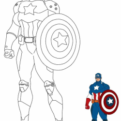 desenhos infantis Capitão América