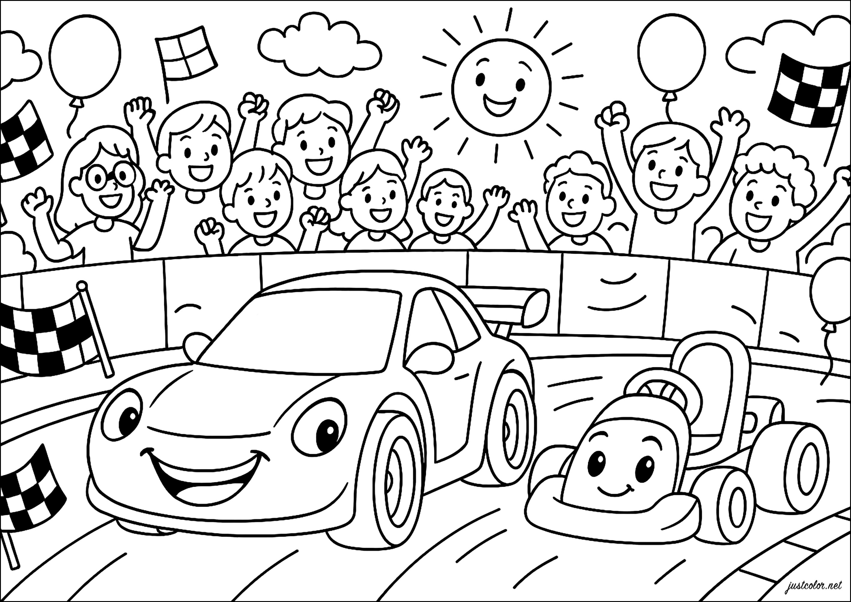 desenho de carrinho para pintar