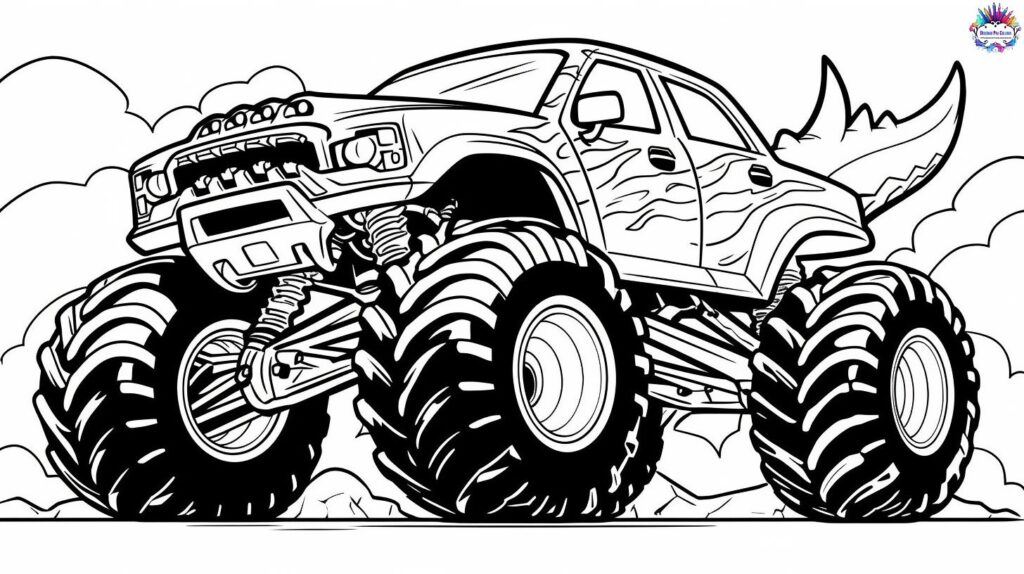 desenhos de motos para colorir