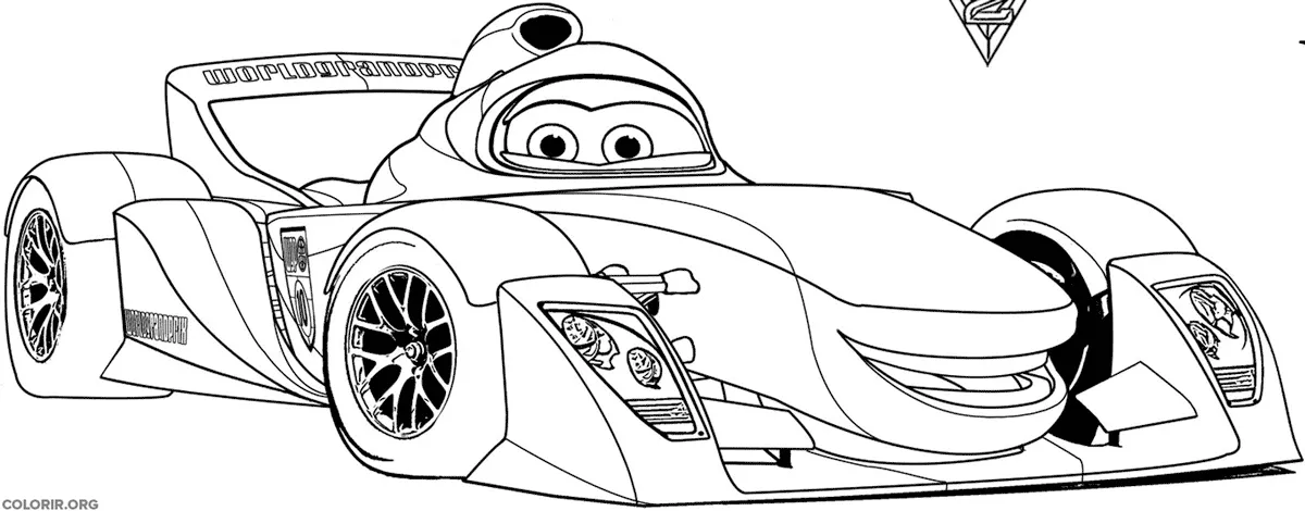desenhos de carros de corrida para imprimir