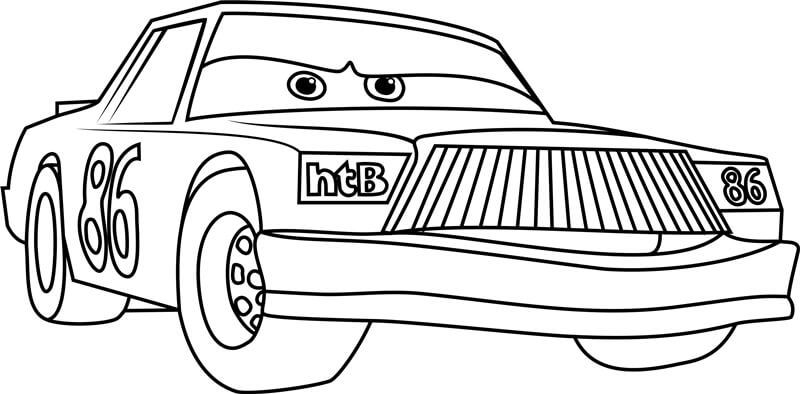 livro de colorir Carros Disney