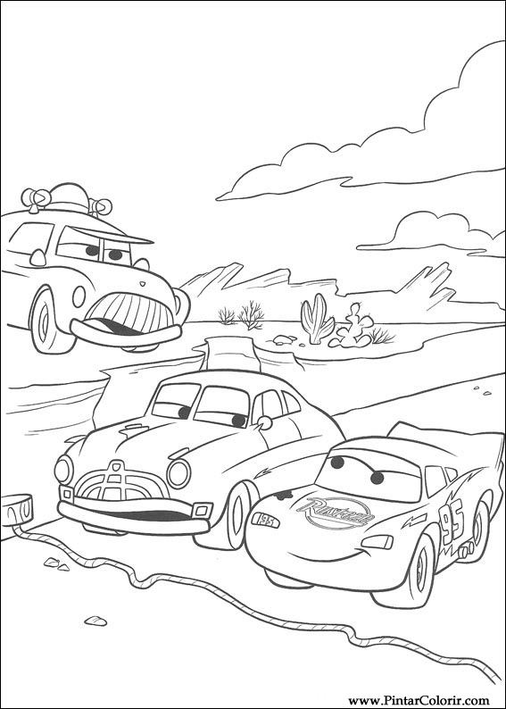 atividade infantil Carros Disney