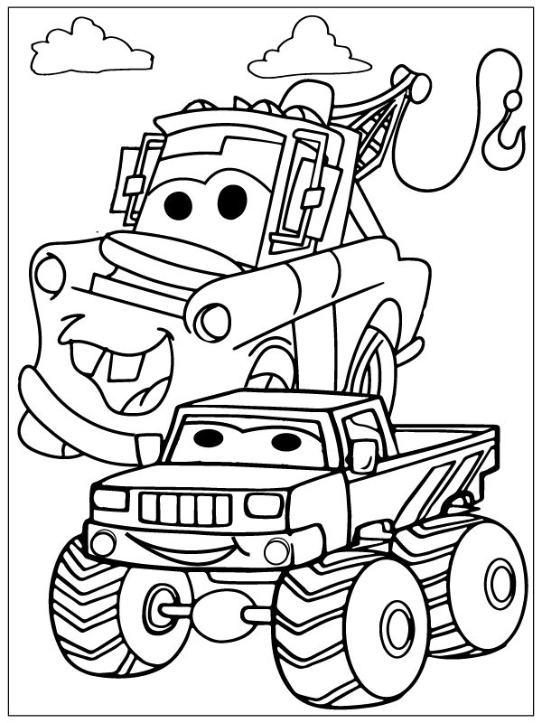 pintar personagens Carros