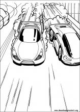 desenho hot wheels para colorir com nome
