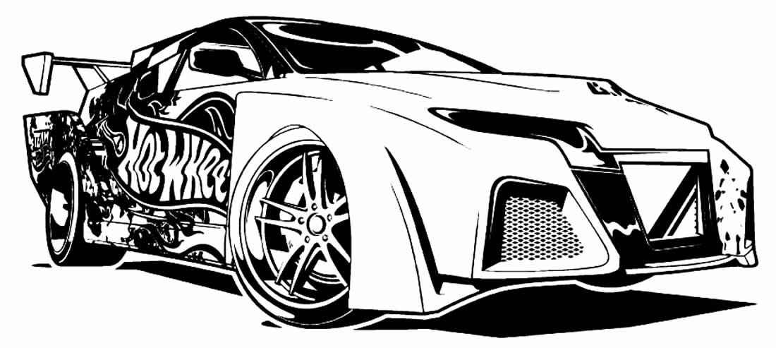 desenho hot wheels para colorir monster truck