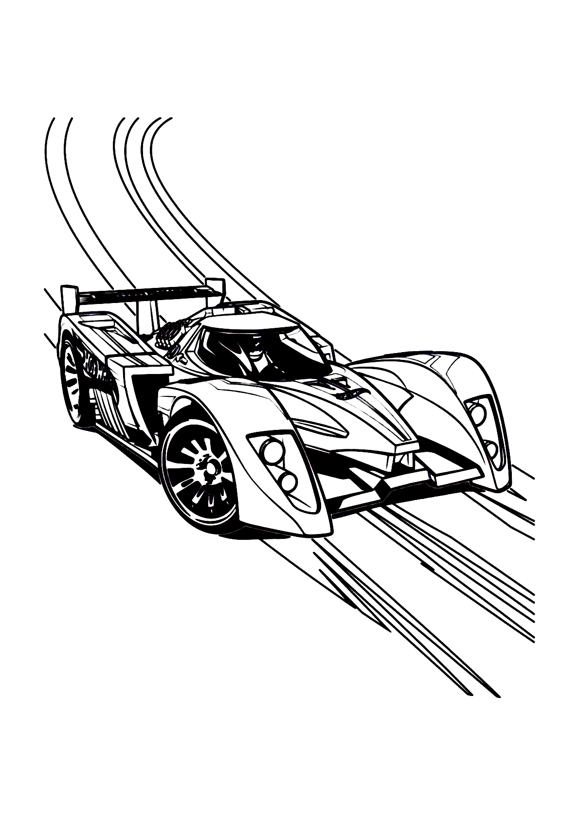 desenho hot wheels para colorir pdf grátis