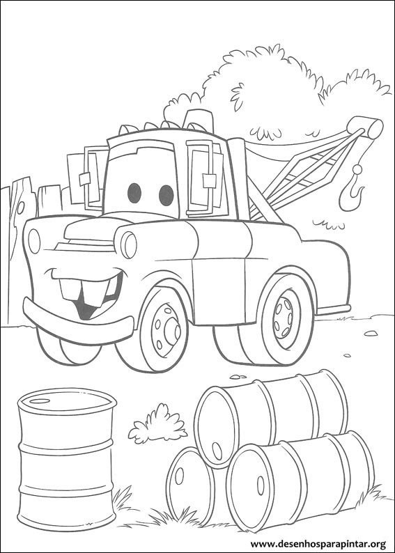 imagens do McQueen para imprimir e colorir