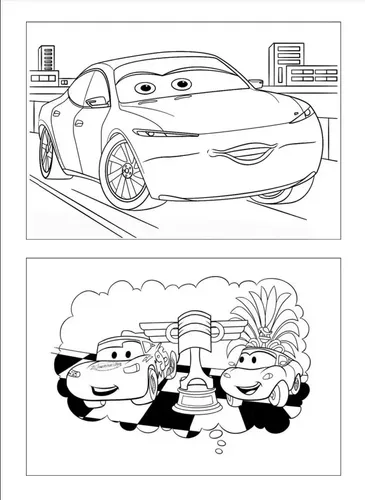 desenhos de carros para crianças