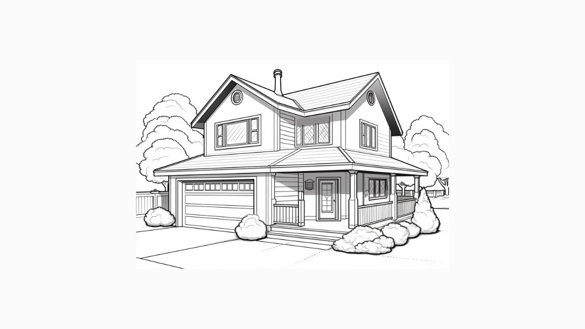desenhos de casas para crianças