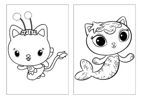 pintar desenhos da Gabby