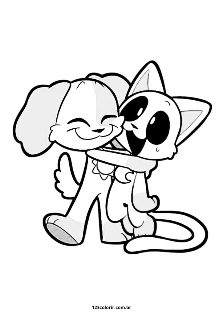 desenho CatNap assustador