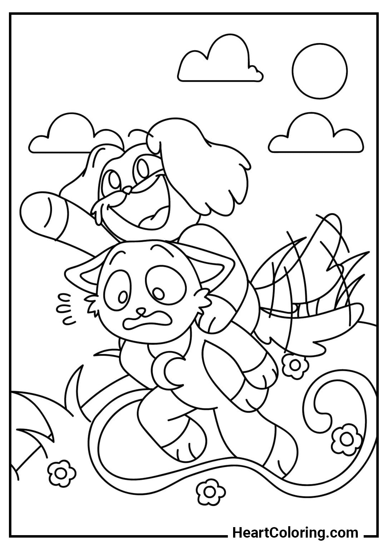desenho CraftyCorn para colorir