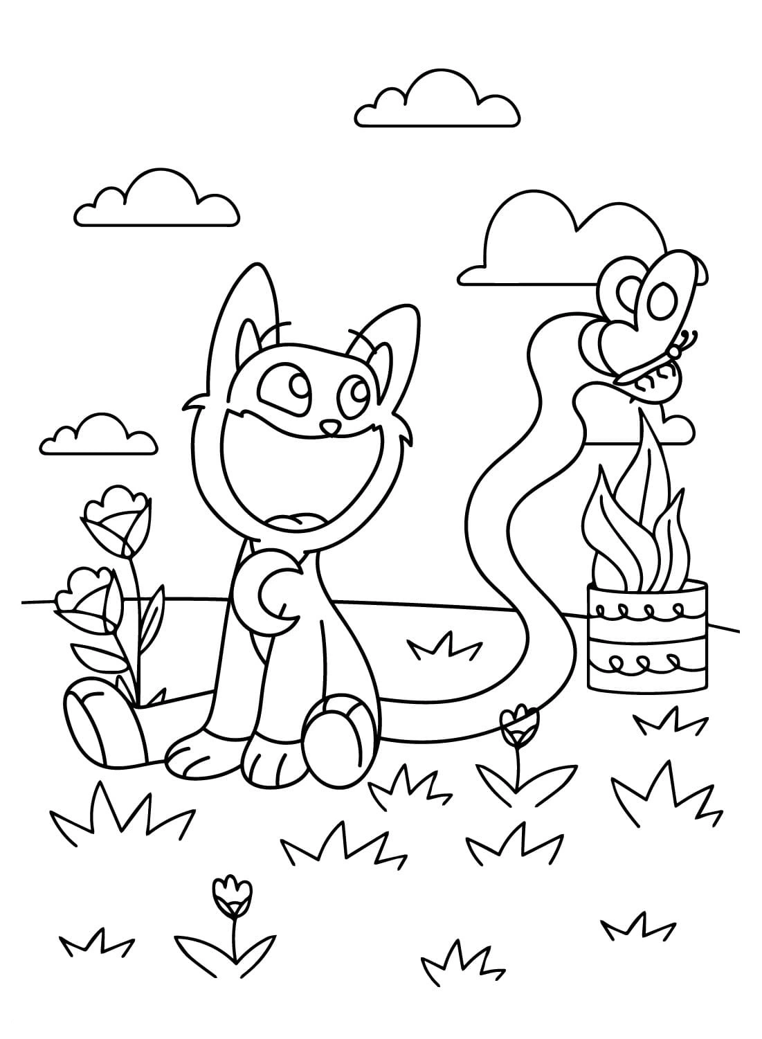 gás sonífero CatNap desenho