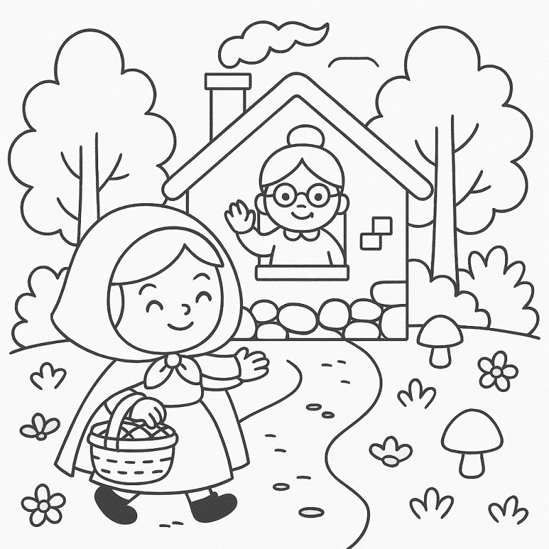 contos de fadas para colorir