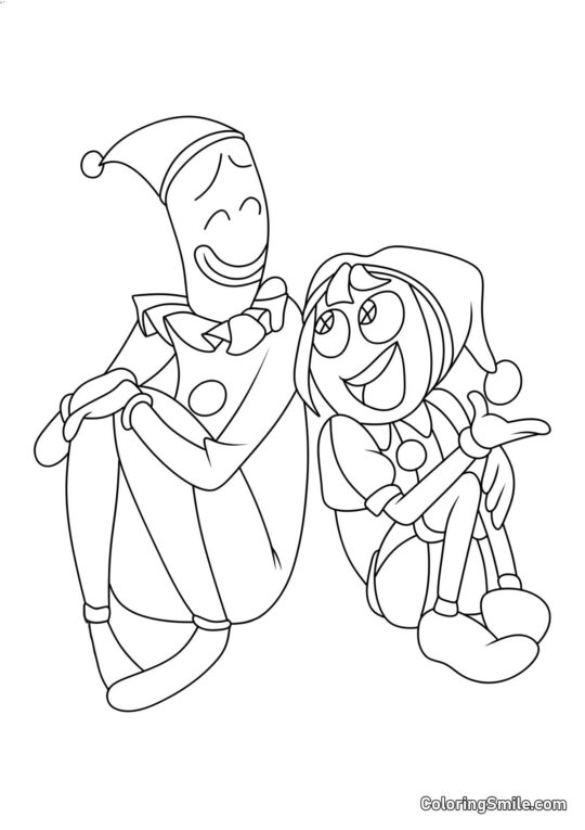 fanart circo digital para pintar