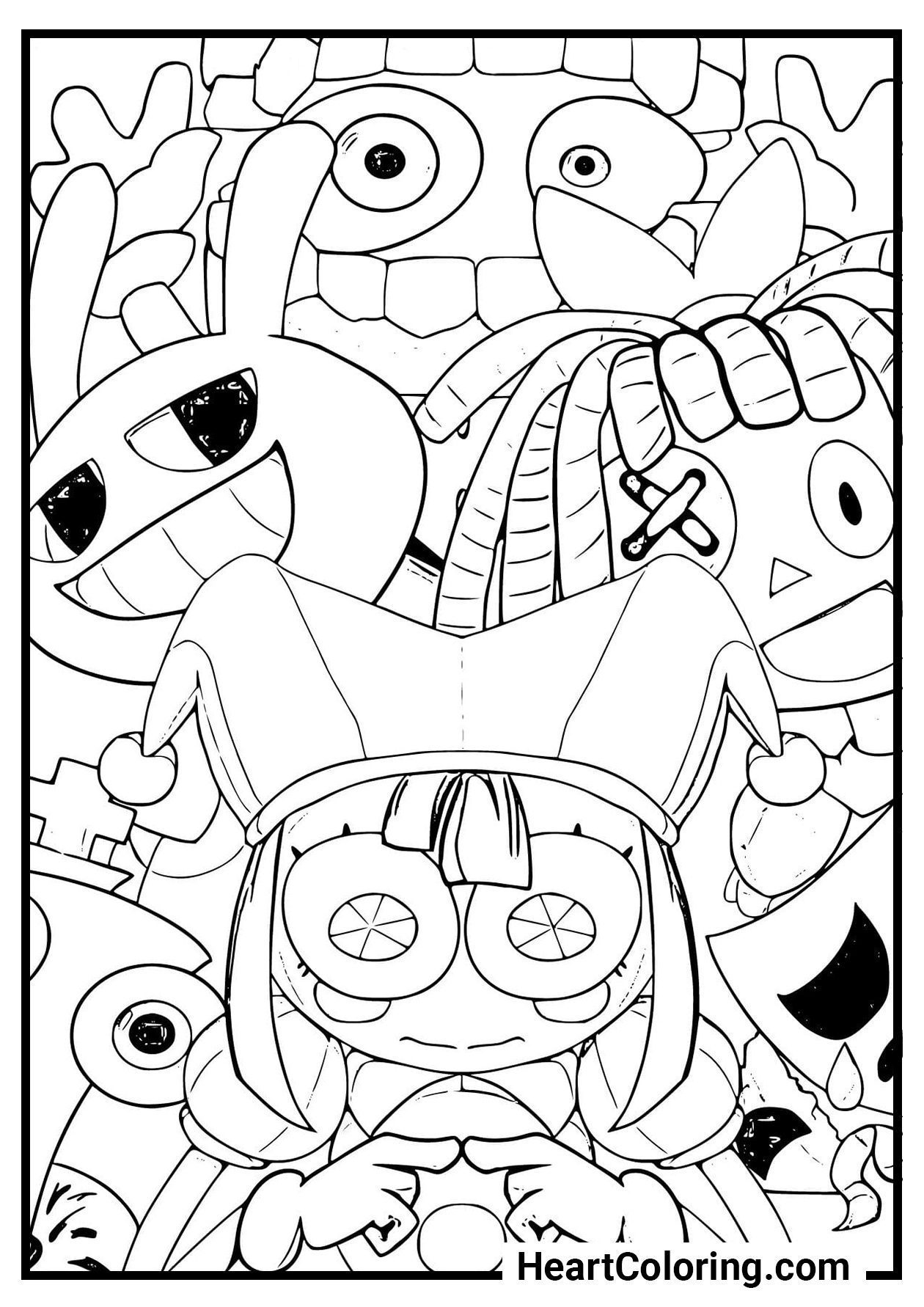 como desenhar ragatha circo digital