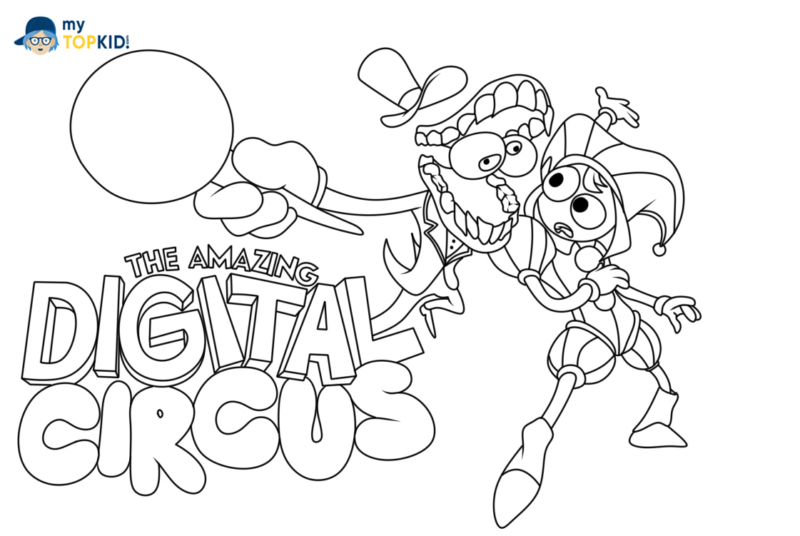 papel para imprimir desenhos circo digital