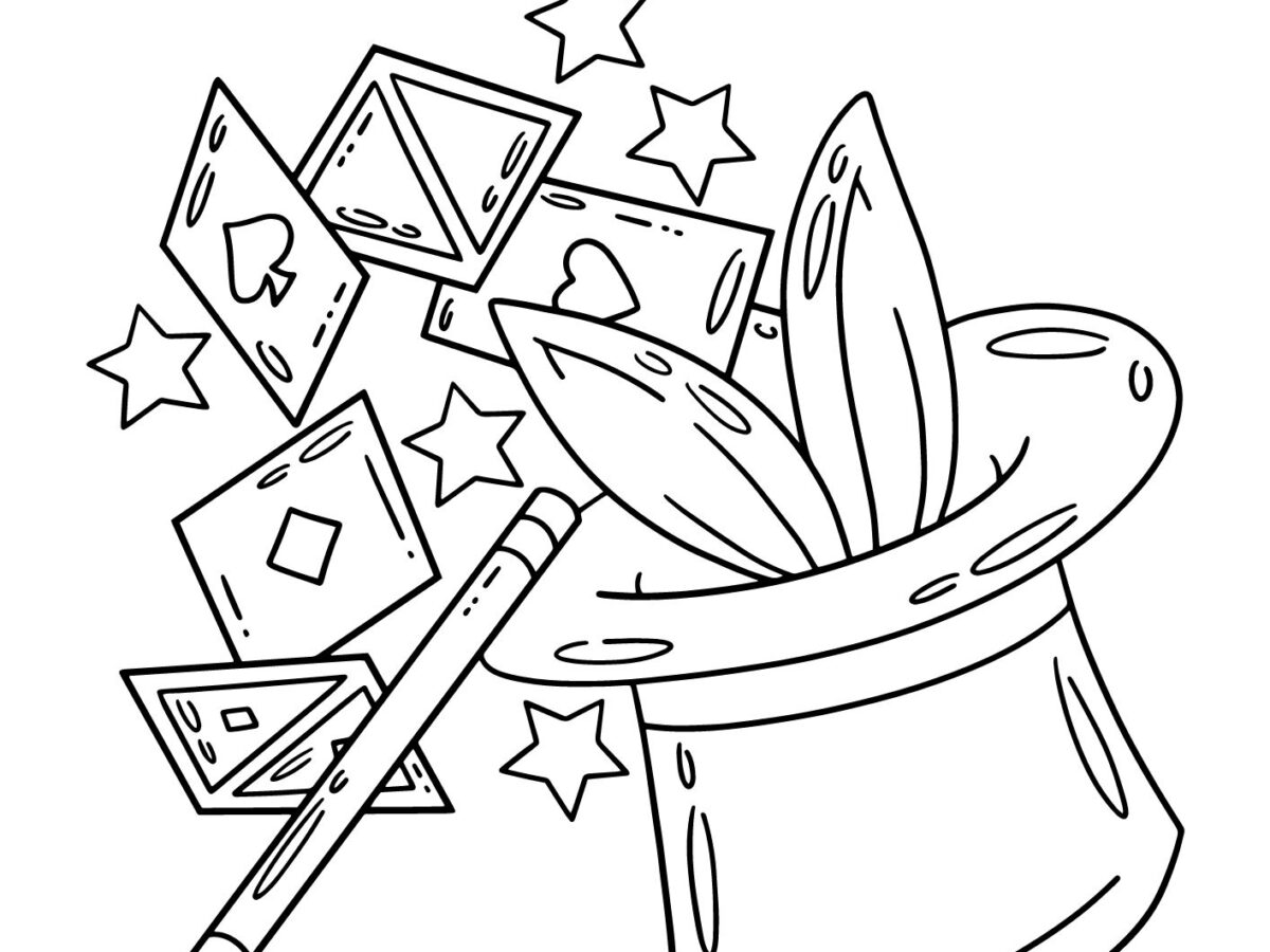 desenho digital circo para imprimir
