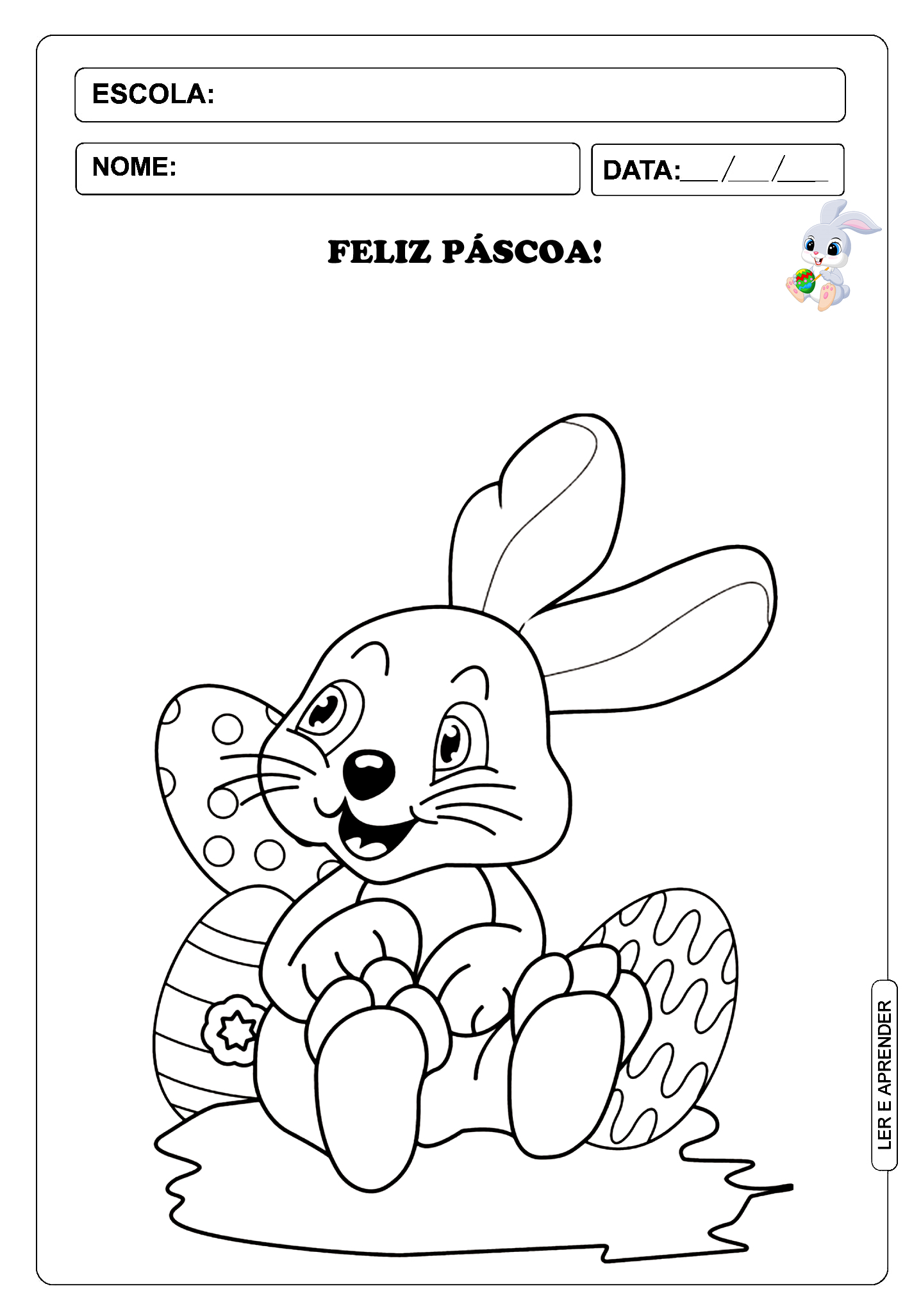 desenhos infantis páscoa