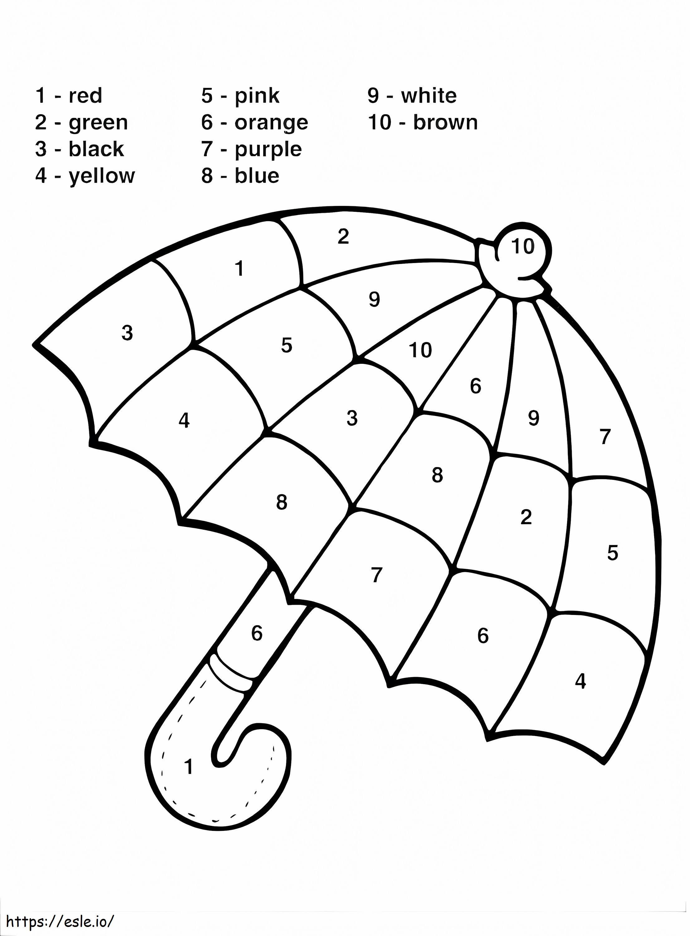 pintura numerada infantil
