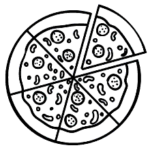 desenhos de comida para imprimir