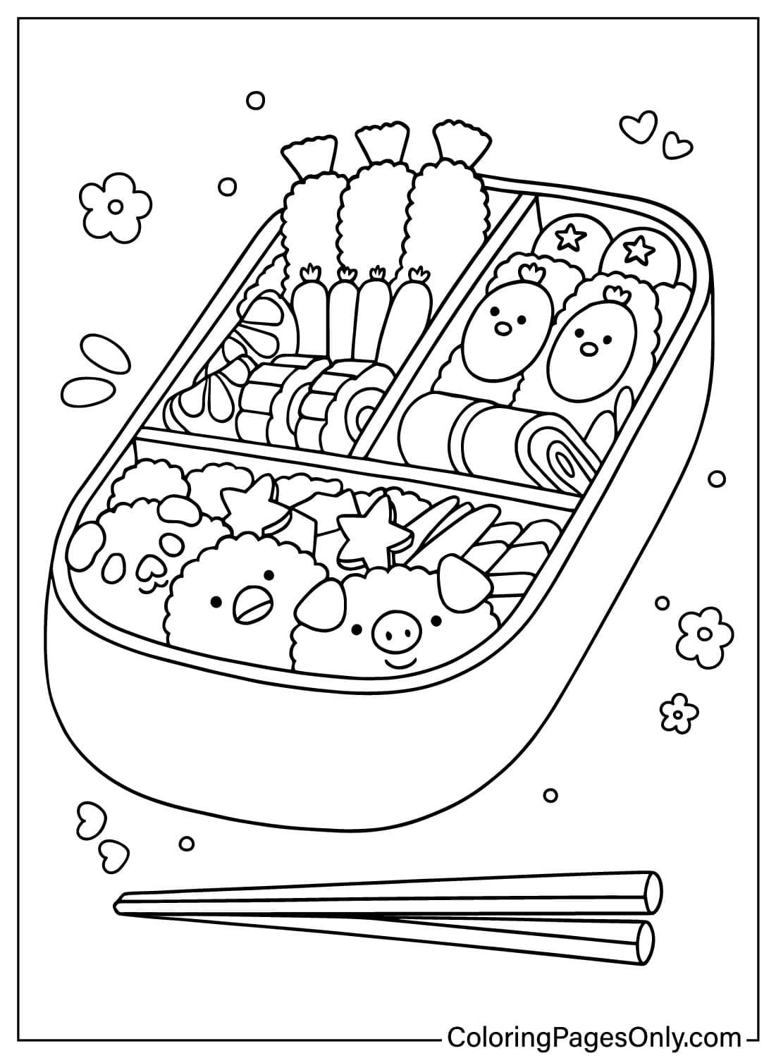 desenhos de comida realista para colorir