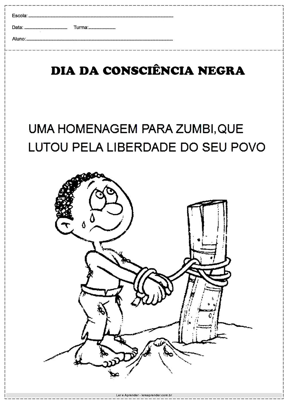 material educativo consciência negra