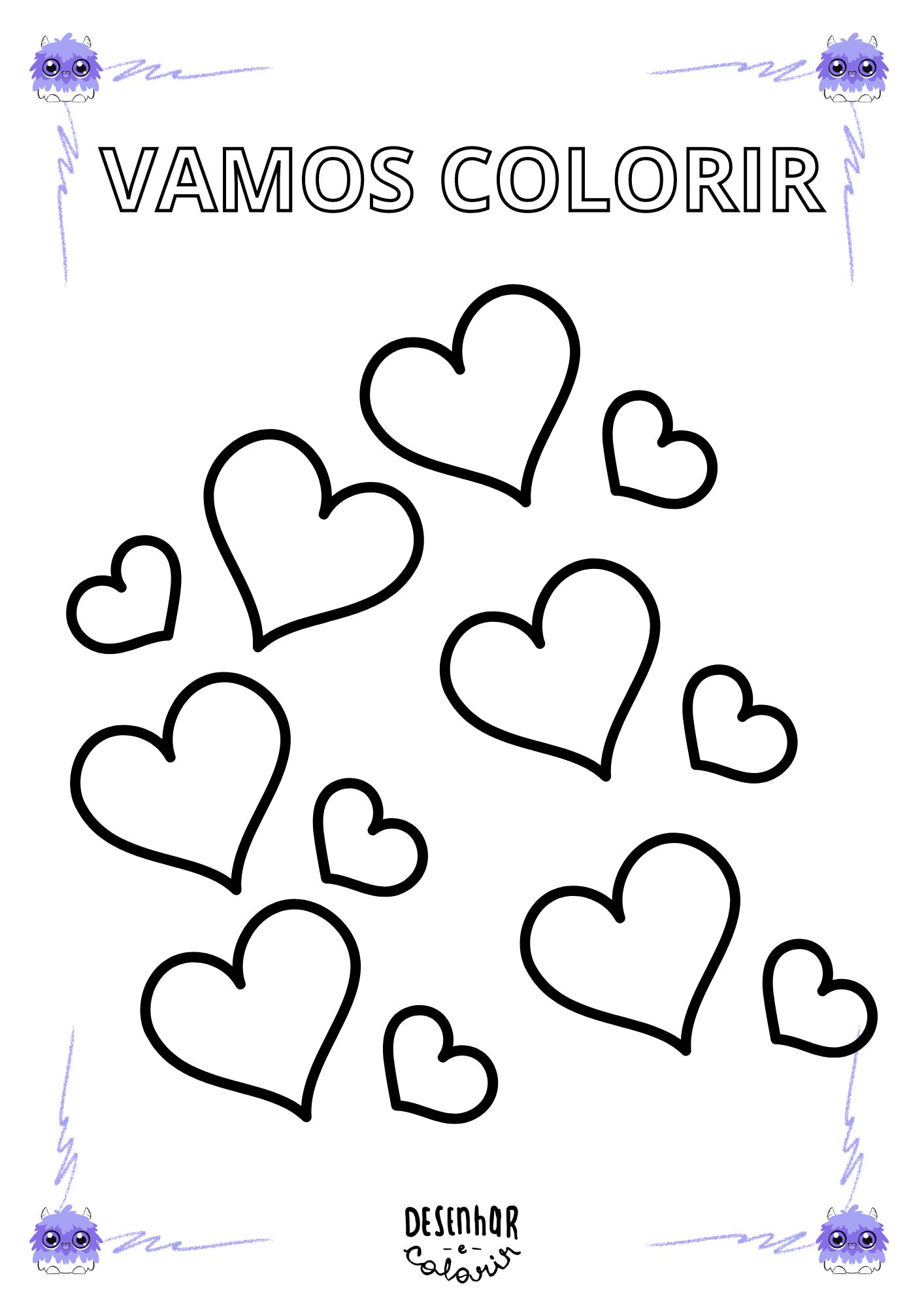 desenho de coração com asas