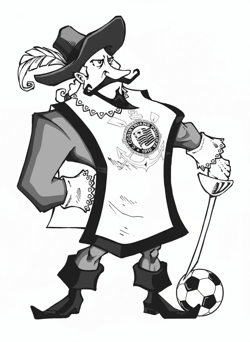 futebol corinthians desenho