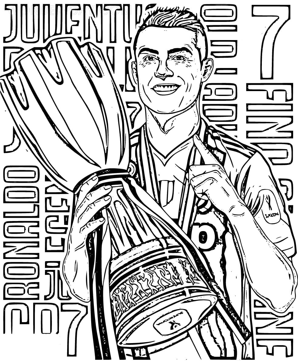  comemoração Siuu para desenhar