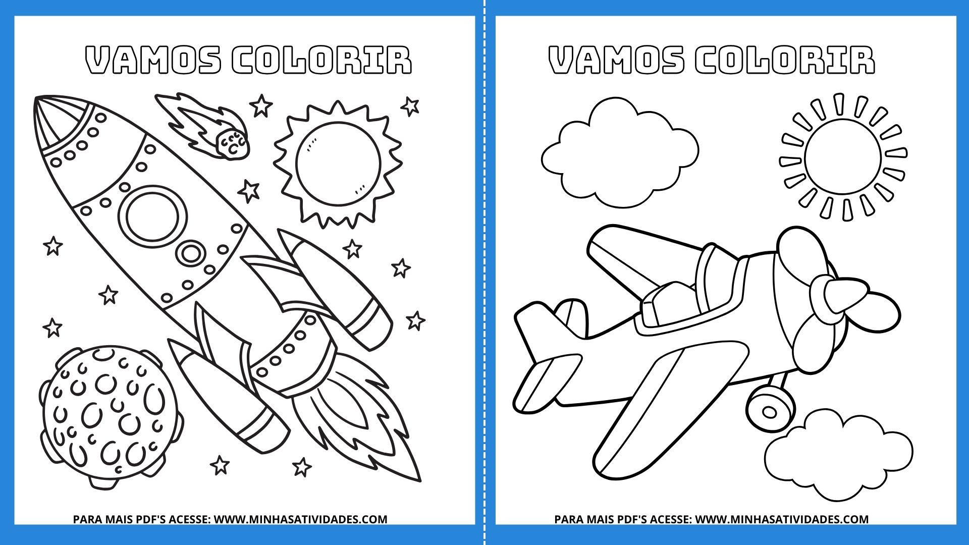 atividade de colorir para imprimir