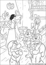 desenho da branca de neve fácil para colorir