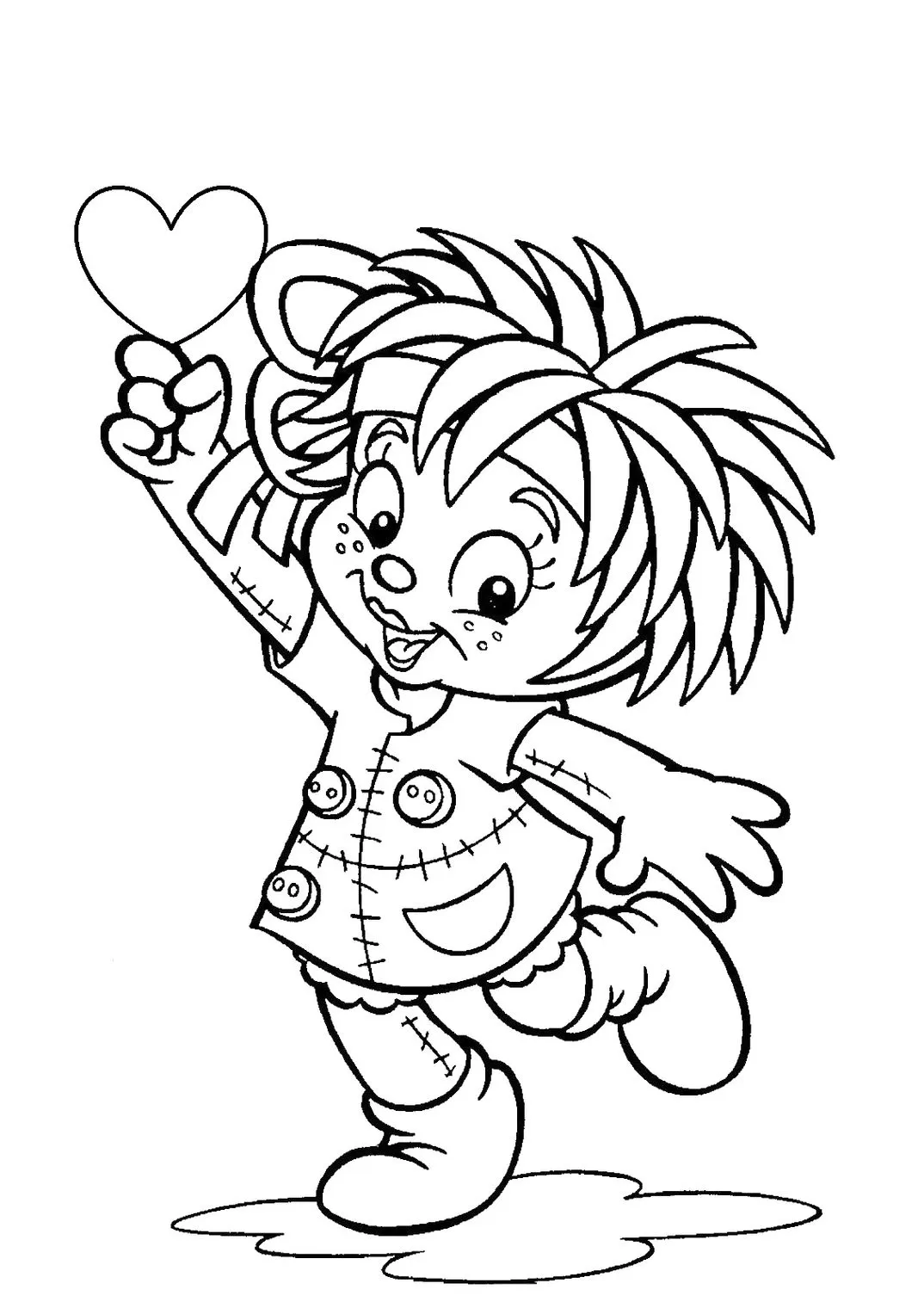 desenho da Emília para pintar