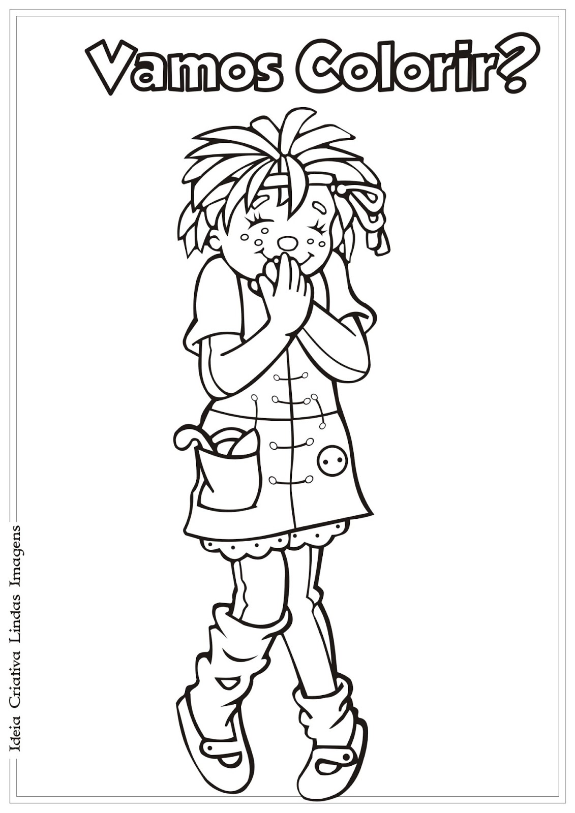 personagens Sítio do Picapau Amarelo para colorir