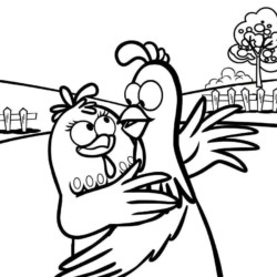 pintinho para colorir