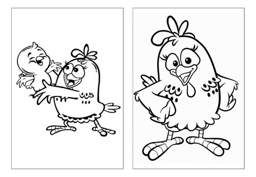 atividades com desenhos da galinha pintadinha